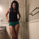 Green shorts super hard turd close up with TinaAmazon Poop Porn [UltraHD/4K]